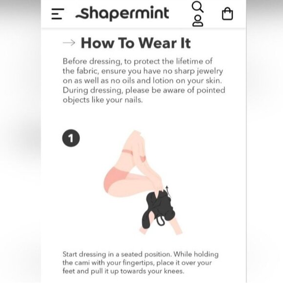 Shapermint Black Shapewear Camisole NWOT - Picture 2 of 10